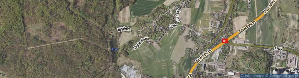 Zdjęcie satelitarne Cegielniana ul.